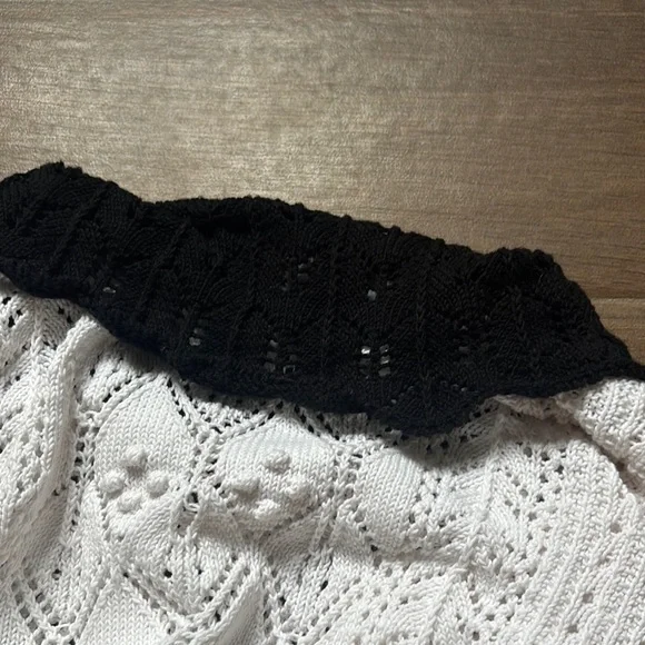 LOFT White Collared Sweater - Picture 9 of 10